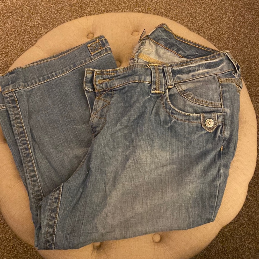 Copped, light-wash jeans